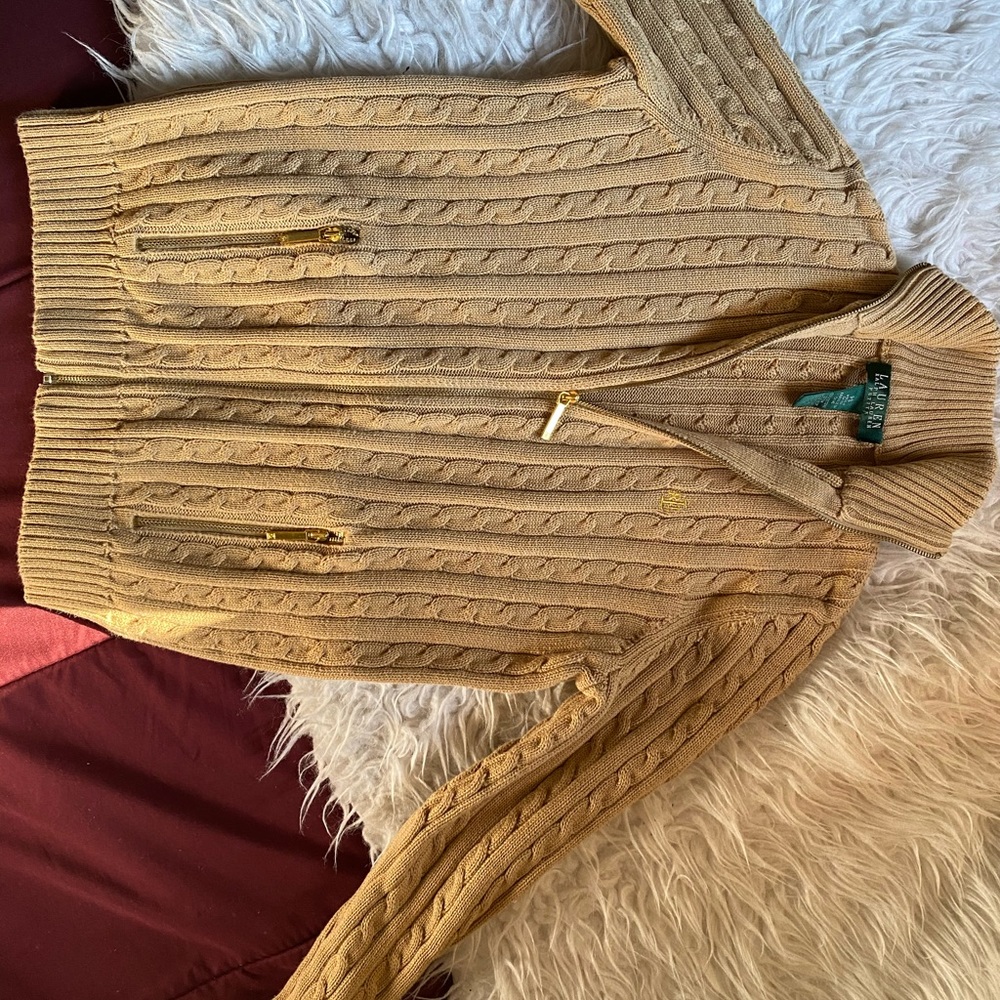 Cable knit collared sweater | Ralph Lauren